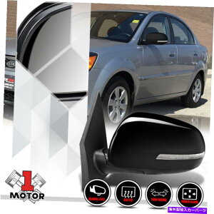 US�~���[ [��]�h���C�o�[�T�C�h�p���[+���M�h�A�~���[OE�X�^�C���M��10-11 Kia Rio [Left] Driver Side Power+Heated Door Mirror OE Style Signal for 10-11 Kia Rio�y���s�A���i�z