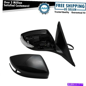 USミラー サイドビュードアミラーパワーマニュアル折りたたみ塗料 Side View Door Mirror Power Manual Folding Paint to Match RH for Maxima New