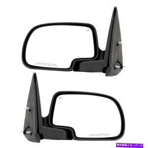 US~[ 2003N2007ÑV{[Vo[hGMCVG1500̃p[MTCh~[yA Power Heated Side Mirror Pair for 2003-2007 Chevrolet Silverado GMC Sierra 1500