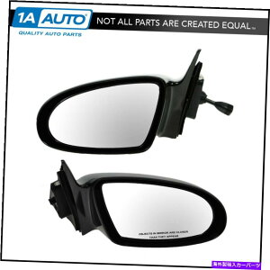 US�~���[ �}�j���A�������[�g�~���[�y�A93-97 GEO PRIZM�̃h���C�o�[LH����я���rH�T�C�h Manual Remote Mirrors Pair Set Driver LH & Passenger RH Side for 93-97 Geo Prizm�y���s�A���i�z