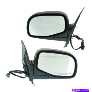 US~[ 1995N2003ÑtH[hGNXv[[Ẽp[~[}jA܂肽ݐ܂肽݃ubN Fits 1995-2003 Ford Explorer Left & Right Side Power Mirror Manual Folding Black