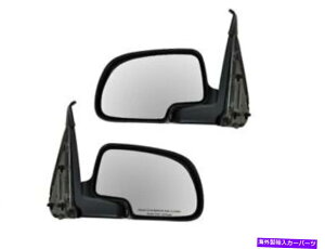 US~[ TRQhA~[Zbg̓V{[xO1500 2000-2001 86JNTBɓK܂ TRQ Door Mirror Set fits Chevy Suburban 1500 2000-2001 86JNTB