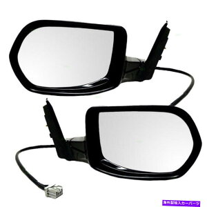 US~[ VyAp[TChr[~[KXnEWO07 08 09-11z_CR-VŉM܂ New Pair Power Side View Mirror Glass Housing Heated for 07 08 09-11 Honda CR-V