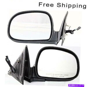 US~[ 2}jA܂肽ݎ̋lhrhTChZbǵAuU[S10W~[ɓK܂ LH & RH Side Set Of 2 Manual Folding Non-Heated Mirror Fits Blazer S10 Jimmy