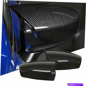 US~[ 2xJ[{t@Co[IbNXz[TChEBO~[Jo[LbvnEWO}c_3 14-16ɓKĂ܂ 2x Carbon Fiber Ox Horn Side Wing Mirror Cover Cap Housing Fit For Mazda 3 14-16