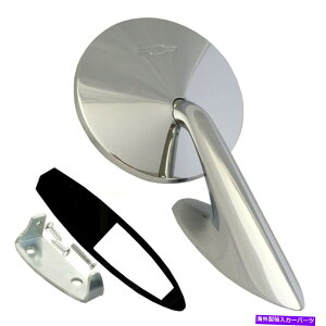 US~[ 1967CpÕ~[NEAn[hEFA{E^C_CiR[M1036E 1967 Impala Outside Mirror Chrome Right Side w/Hardware & BowTie Dynacorn M1036E