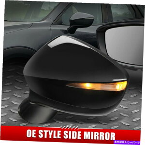 US�~���[ 16-19��Mazda CX-3 OE�X�^�C���̃p���[+�^�[���M���h���C�o�[�����̃h�A�~���[ FOR 16-19 MAZDA CX-3 OE STYLE POWERED+TURN SIGNAL DRIVER LEFT SIDE DOOR MIRROR�y���s�A���i�z