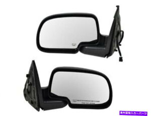 US~[ 99-02V{[GMCVoh1500 HD 2500 3500VGRQ86D3p̃hA~[Zbg Door Mirror Set For 99-02 Chevy GMC Silverado 1500 HD 2500 3500 Sierra RQ86D3