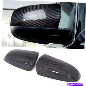 US~[ BMW X5 E70 X6 E71̃J[{t@Co[TCh~[Jo[Lbv^Cv2008-2013̒ǉ Carbon Fiber Side Mirror Cover Caps For BMW X5 E70 X6 E71 Add On Type 2008-2013