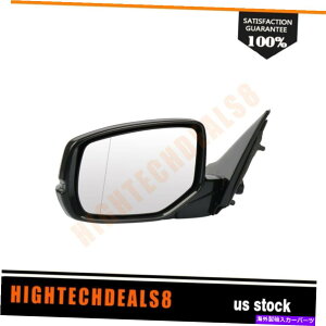 US�~���[ 13-2016�̍��T�C�h�~���[HO1320275�z���_�A�R�[�h�p���[�u���b�N�M�������v Left Side Mirror HO1320275 For 13-2016 Honda Accord Power Heat Black Signal Lamp�y���s�A���i�z