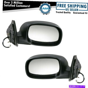 US�~���[ �g���^�c���h���Z�R�C�A�p��2�̃L�b�g�̐܂肽���݃p���[�~���[�u���b�N�y�A�Z�b�g Folding Power Mirror Black Pair Set of 2 Kit for Toyota Tundra Sequoia