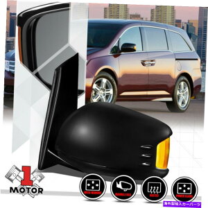 US~[ []hCo[TChp[+M܂肽ݐ܂肽ݎhA~[Lbg11-13z_IfbZC [Left] Driver Side Power+Heated Foldable Door Mirror Kit for 11-13 Honda Odyssey