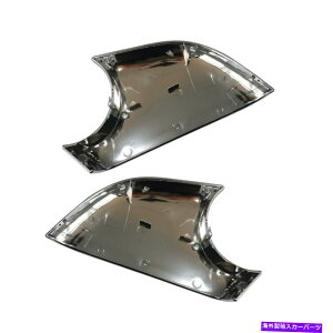 US~[ 2PCSTChhAEBO~[Jo[eXf3 YɓKႢz_[Vo[tBbg 2pcs Side Door Wing Mirror Cover Lower Holder Silver Fit for Tesla Model 3 Y