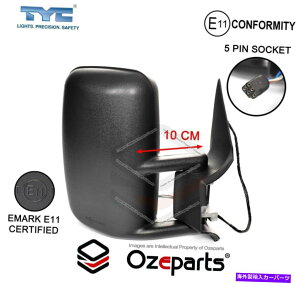 US�~���[ RH RHS�E��d���h�A�~���[�����Z�f�X�X�v�����^�[�o��2000?2006 RH RHS Right Hand Electric Door Mirror Black For Mercedes Sprinter Van 2000~2006�y���s�A���i�z