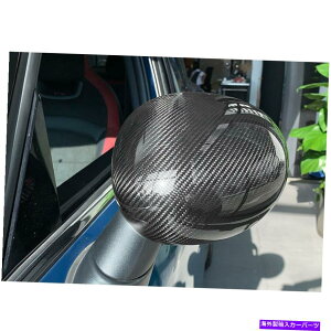 US~[ ~jN[p[F56 F57ɓK{̃J[{t@Co[TCh~[Jo[Lbv Real Carbon Fiber Side Mirror Cover Caps Fit For MINI Cooper F55 F56 F57