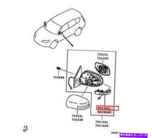 US�~���[ 2007-2013 Mitsubishi Outlander�h���C�o�[�T�C�h�^�[���T�C�h�~���[8351A057 2007-2013 MITSUBISHI OUTLANDER DRIVER SIDE TURN SIGNAL FOR SIDE MIRROR 8351A057�y���s�A���i�z
