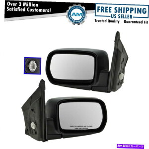 US~[ 03-08pCbgp̐܂肽ݔM Folding Power Heated Mirrors Pair Set Side Left LH & Right RH for 03-08 Pilot