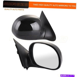 US~[ 1997N2004Ñ~]ubNtH[hF150yATChyAp[}jAtH[h~[ MIROZO Black For 1997-2004 Ford F150 Pair Side Pair Power Manual Fold Mirrors
