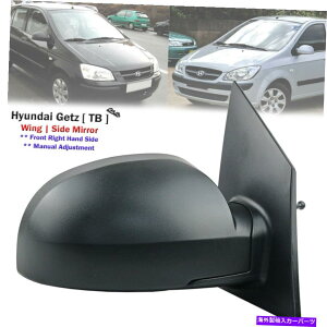 US~[ q_CQbcTB 3DR 5DRnb`obN2002-2009̍ẼGNXeATCh~[ Black Right Exterior Side Mirror For Hyundai Getz TB 3DR 5DR Hatchback 2002-2009