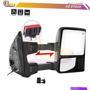 US~[ tH[hX[p[f[eB̂߂RHTChubN}jAtH_AEFC~[08-16X[NTChCg RH Side Black Manual Foldaway Mirror For Ford SUPERDUTY 08-16 Smoke Side Light