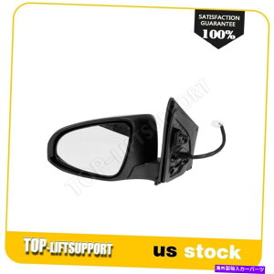 US�~���[ 16-18�̃g���^�I�[���X/�J���[���C���p���[�t�H�[���h���M�M��lh�T�C�h�~���[�u���b�N For 16-18 Toyota Auris/Corolla IM Power Fold Heated Signal LH Side Mirror Black