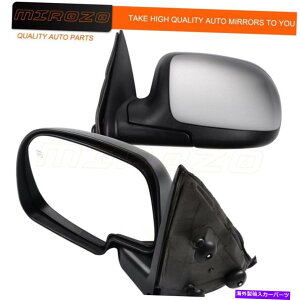 US~[ ~]̃TChr[~[1999-2002VFr[GMCgbN̂߂ɉMꂽNp[yA MIROZO Side View Mirrors Pair Chrome Power Heated For 1999-2002 Chevy GMC Truck