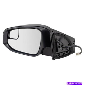 US�~���[ 16-18�̃p���[�T�C�h�~���[�g���^RAV4�h���C�o�[���M�M��w/�X�|�b�^�[�K���X Power Side Mirror for 16-18 Toyota RAV4 Driver Heated Signal w/ Spotter Glass�y���s�A���i�z