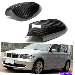 US~[ BMW 1V[YE87 E81 E82 2007-2009̊J[{t@Co[TCh~[Jo[Lbv Dry Carbon Fiber Side Mirror Cover Cap for BMW 1 Series E87 E81 E82 2007-2009