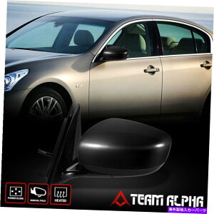 US~[ 2009-2010 Infiniti G37 [hCo[]p[+M܂肽ݎhA~[ Fits 2009-2010 Infiniti G37 [Left Driver Side] Power+Heated Foldable Door Mirror