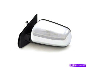 USミラー 三菱ランサーエボリューション08 09クロムカバーサイドミラーで加熱されたパワーLH Mitsubishi Lancer Evolution 08 09 Power Heated With Chrome Cover Side Mirror Lh