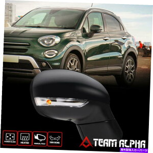 US~[ tBbg2016-2020tBAbg500X [Eȑ]쓮+M+^[VOi~[ Fits 2016-2020 Fiat 500X[Right Passenger Side] Powered+Heated+Turn Signal Mirror