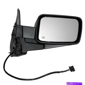 US~[ 06-10W[viߊ̂߂ɉMꂽVȃTCh~[KXnEWO New Passenger Power Side Mirror Glass Housing Heated for 06-10 Jeep Commander