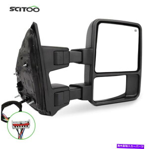 US~[ 03-07tH[hF250 F350 F450̉E~[TOWp[MM Right Side Mirror Tow Power Heated Signal Light For 03-07 Ford F250 F350 F450