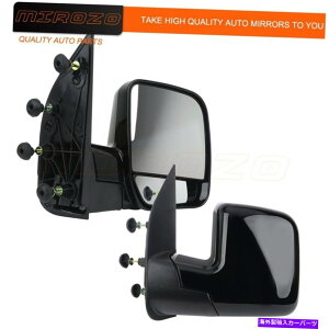 US�~���[ E-150 E-250 E-350�G�R�m�����y�A�̃~���]�}�j���A���܂肽���݃T�C�h�~���[�y�A MIROZO Manual Folding Side Mirrors Pair For E-150 E-250 E-350 Econoline Pair�y���s�A���i�z