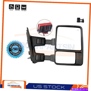 US~[ 2008-2016 F250-F550ETCh~[}jAtH[hieXR[vj^[VOi For 2008-2016 F250-F550 Right Side Mirror Manual Fold(Telescoping) Turn Signal