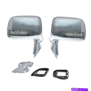 US~[ tBbgg^nCbNX5N90 RN85 LN85 106 107 88-97NLEDhA~[yA FIT TOYOTA HILUX 5th GEN N90 RN85 LN85 106 107 88-97 CHROME LED DOOR MIRROR PAIR