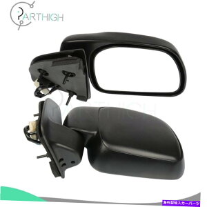 US~[ 1999-00tH[hFV[YX[p[f[eB~[p[tH[hubNF81Z17682BAByA For 1999-00 Ford F-Series Super Duty Mirrors Power Fold Black F81Z17682BAB Pair