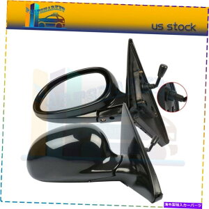 US�~���[ �z���_�V�r�b�N�N�[�y2d 1996-00�����[�g�}�j���A���u���b�N�~���[��HO1321109�y�A HO1321109 Pair For Honda Civic Coupe 2D 1996-00 Remote Manual Black Mirrors�y���s�A���i�z