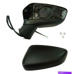 US~[ TRQGNXeAp[~[Mw/^[MubNLHhCo[TCh}c_6 TRQ Exterior Power Mirror Heated w/ Turn Signal Black LH Driver Side for Mazda 6