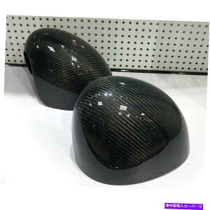 US~[ ~jN[p[F56 2014-2018ɓK{̃J[{t@Co[TCh~[Jo[Lbv Real Carbon Fiber Side Mirror Cover Caps Fit For MINI Cooper F56 2014-2018