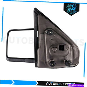 US~[ }jAtH[hubNq[g~[hCo[2004-2014 Ford F-150̍TCh~[ Manual Fold Black Heated Mirror Driver Left side Mirror For 2004-2014 Ford F-150