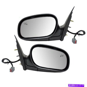 USミラー ペアセットパフォーマンスパワーサイドミラー98-08クラウンビクトリアの加熱クロム Pair Set Performance Power Side Mirrors Heated Chrome for 98-08 Crown Victoria