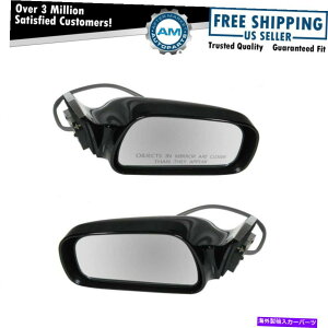 US~[ p[TChr[~[ƉEyA99-03g^\ɃZbg Power Side View Mirrors Left & Right Pair Set for 99-03 Toyota Solara