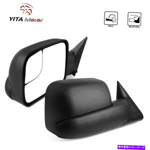 US~[ 94-01_bWRAM 1500 94-02 RAM 2500 3500sbNAbv}jAgE~[1yA for 94-01 Dodge Ram 1500 94-02 Ram 2500 3500 Pickup Manual Tow Mirrors One Pair