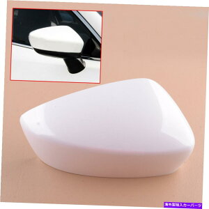US~[ }c_ɓKTChobN~[Jo[Lbv2014 2015 2016E Side Rearview Mirror Cover Cap Fit for Mazda 3 2014 2015 2016 Right White