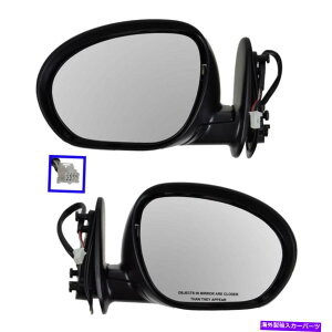 US~[ TRQTChr[́AYL[up̃p[Mꂽ炩ȍqRH TRQ Side View Mirrors Power Heated Smooth Black Passenger RH for Nissan Cube