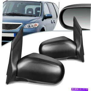 US~[ tBbg00-06}c_MPVyAp[tTChAr[hA~[MA1320136 MA1321136 Fit 00-06 Mazda MPV Pair Powered Side Rear View Door Mirror MA1320136 MA1321136