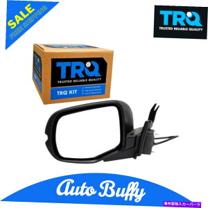 USミラー パイロットリッジラインのブラックドライバーサイドLHに合うTRQミラーパワー加熱塗料 TRQ Mirror Power Heated Paint To Match Black Driver Side LH for Pilot Ridgeline