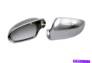 US~[ VW MK5StJetta R32X|[cXEF[Q̃}bgNTCh~[Lbv Matt Chrome Side Mirror Cap Replacement For VW MK5 Golf Jetta R32 Sportswagen