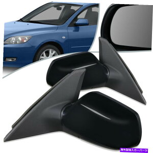 US~[ tBbg04-09}c_3yAp[tTChAr[hA~[MA1320142 MA1321142 Fit 04-09 Mazda 3 Pair Powered Side Rear View Door Mirror MA1320142 MA1321142